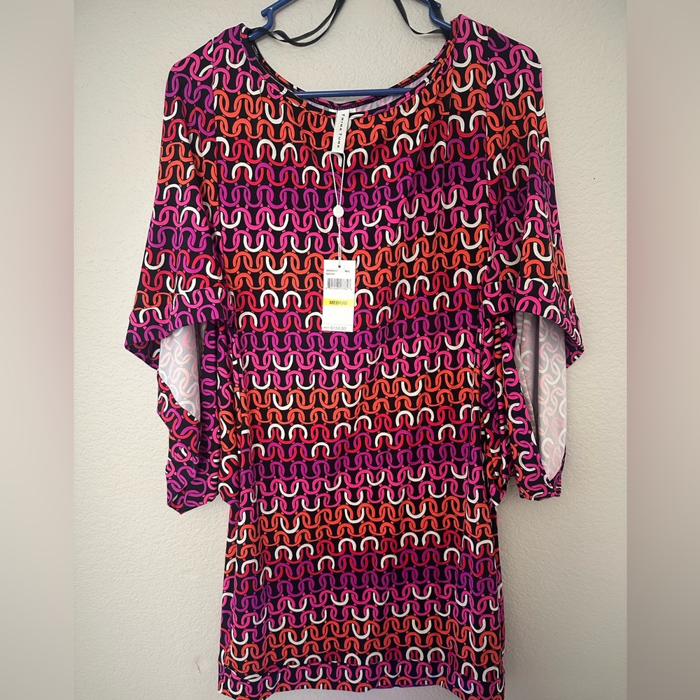 SIZE M MEDIUM TRINA TURK SWIM AND SPA COLLECTION SWIMSUIT COVER DRESS NWT